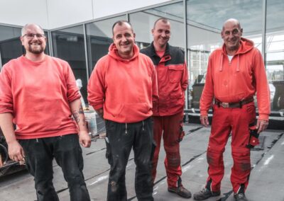 Bock Industriebedachungen GmbH und Dachteam Bock GmbH Co KG -Impressionen aus dem Alltag