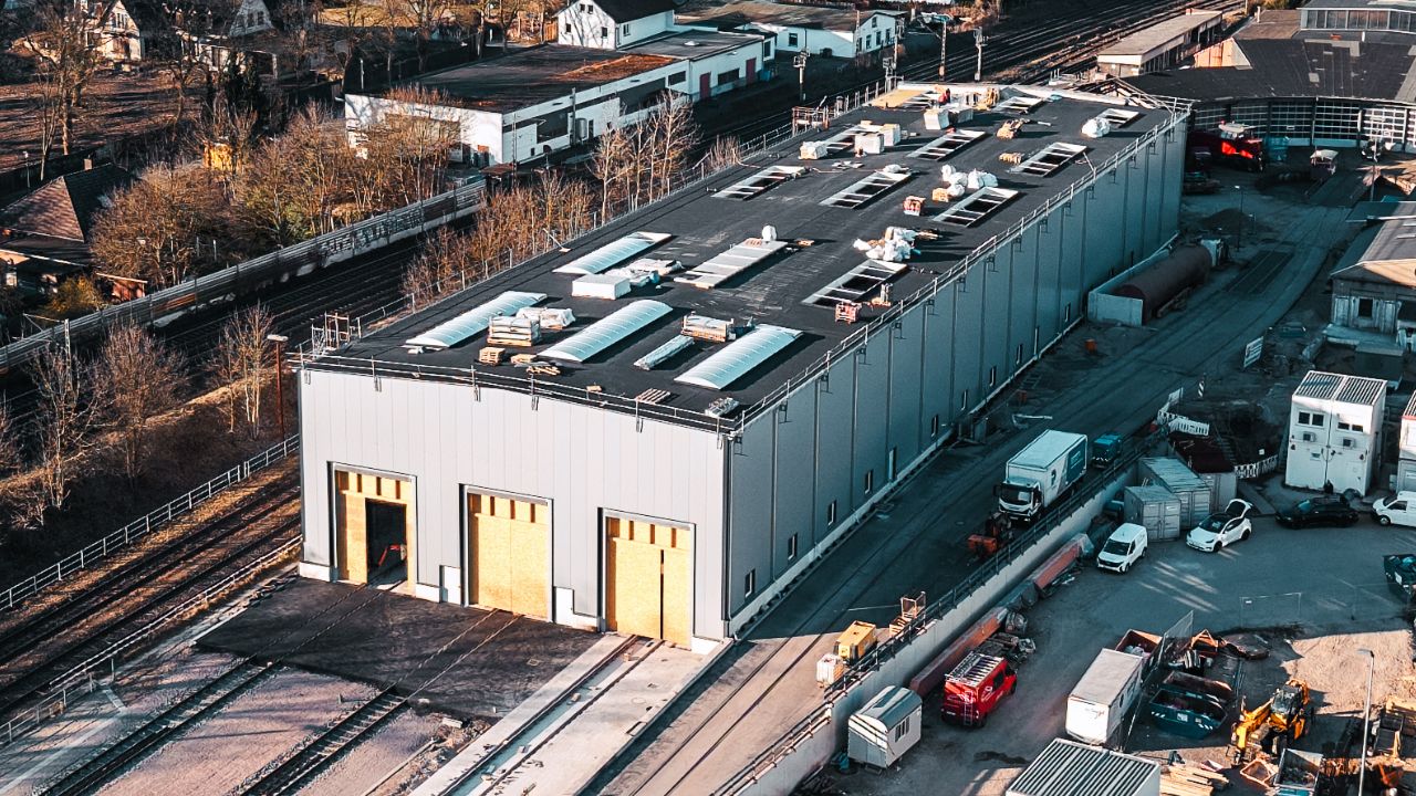 Industriebedachung für Hallen aller Art