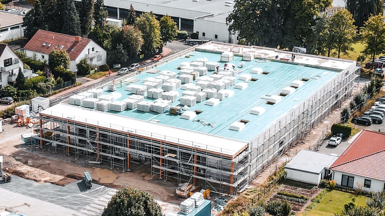 Industriebedachung für Neubauten aller Art